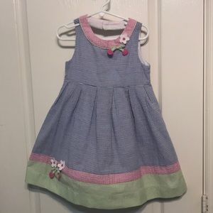 Girls 4T Florence Eiseman flower dress